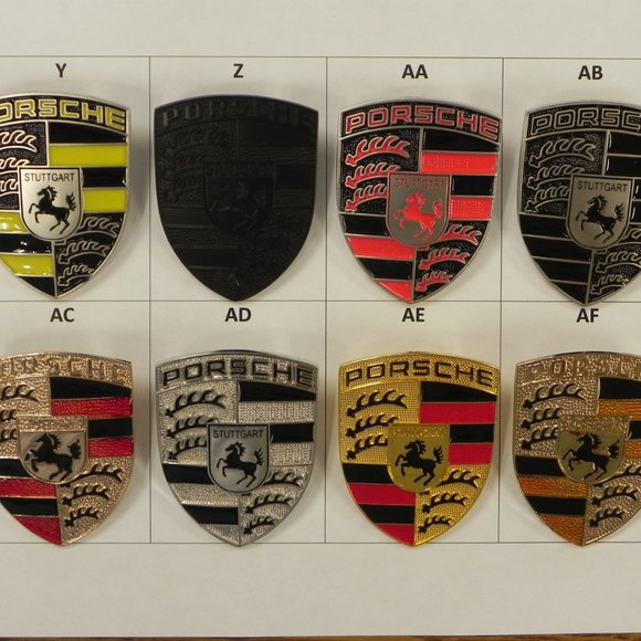 PORSCHE custom livery hood crests - Picture 5 of 9
